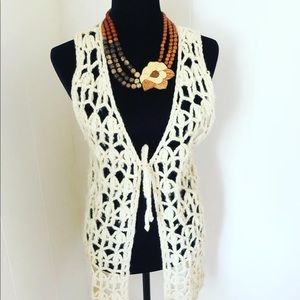 Vintage 1970’s crocheted vest